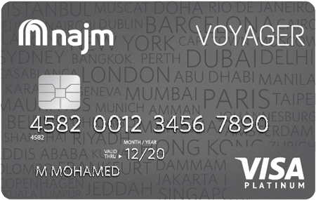 NAJM Voyager Platinum Card